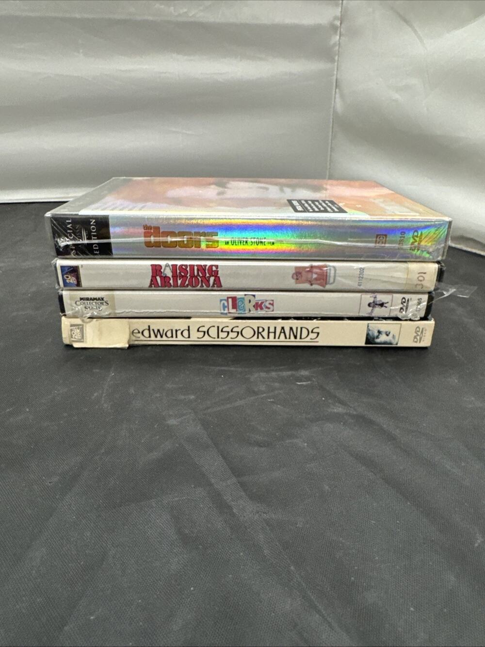 90s Cult Classics DVD Lot Tim Burton, Coen Bros, Kevin Smith 4-Movie Bundle New